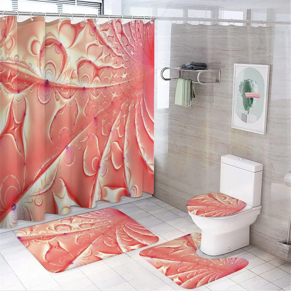 Abstract Foliage Veins — 4-Piece Bathroom Set preview