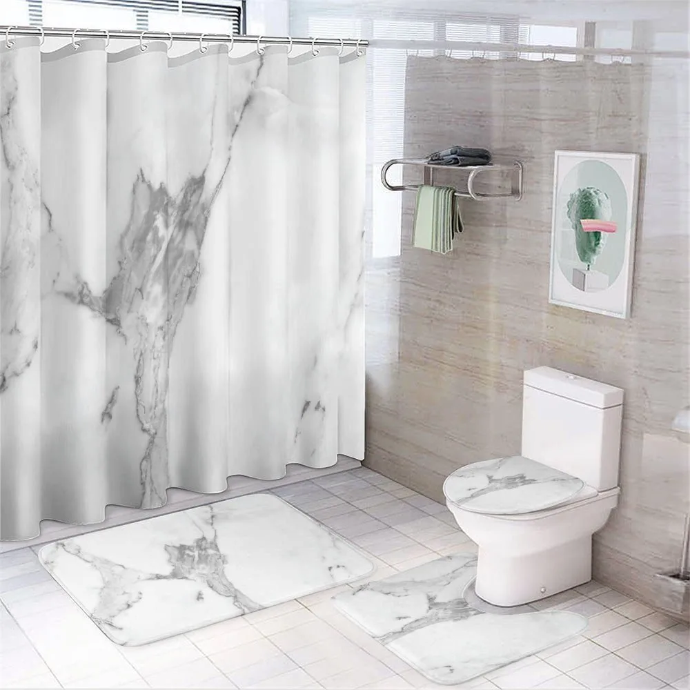 Hazy Natural Texture — 4-Piece Bathroom Set preview
