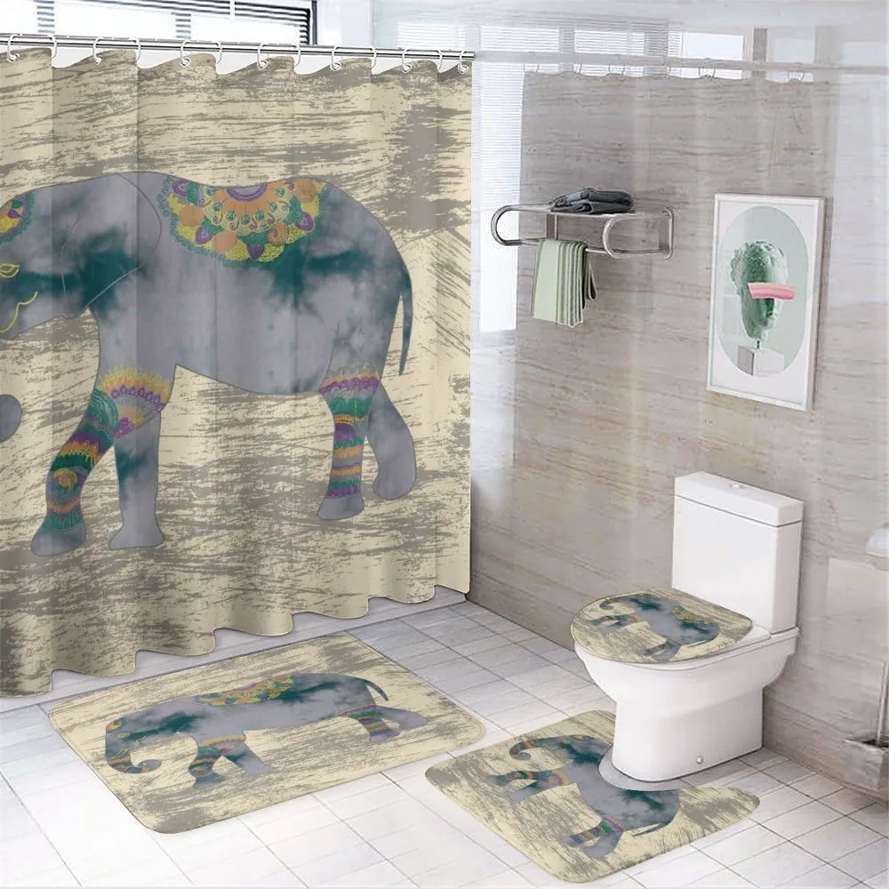 Hippie Grunge Design — 4-Piece Bathroom Set preview