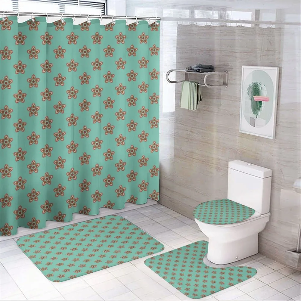 Oriental Floral — 4-Piece Bathroom Set preview
