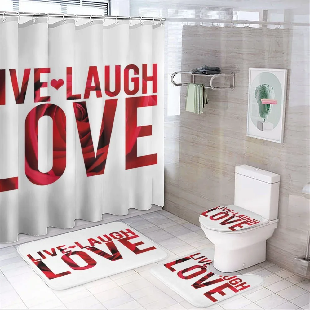 Rose Petals — 4-Piece Bathroom Set preview