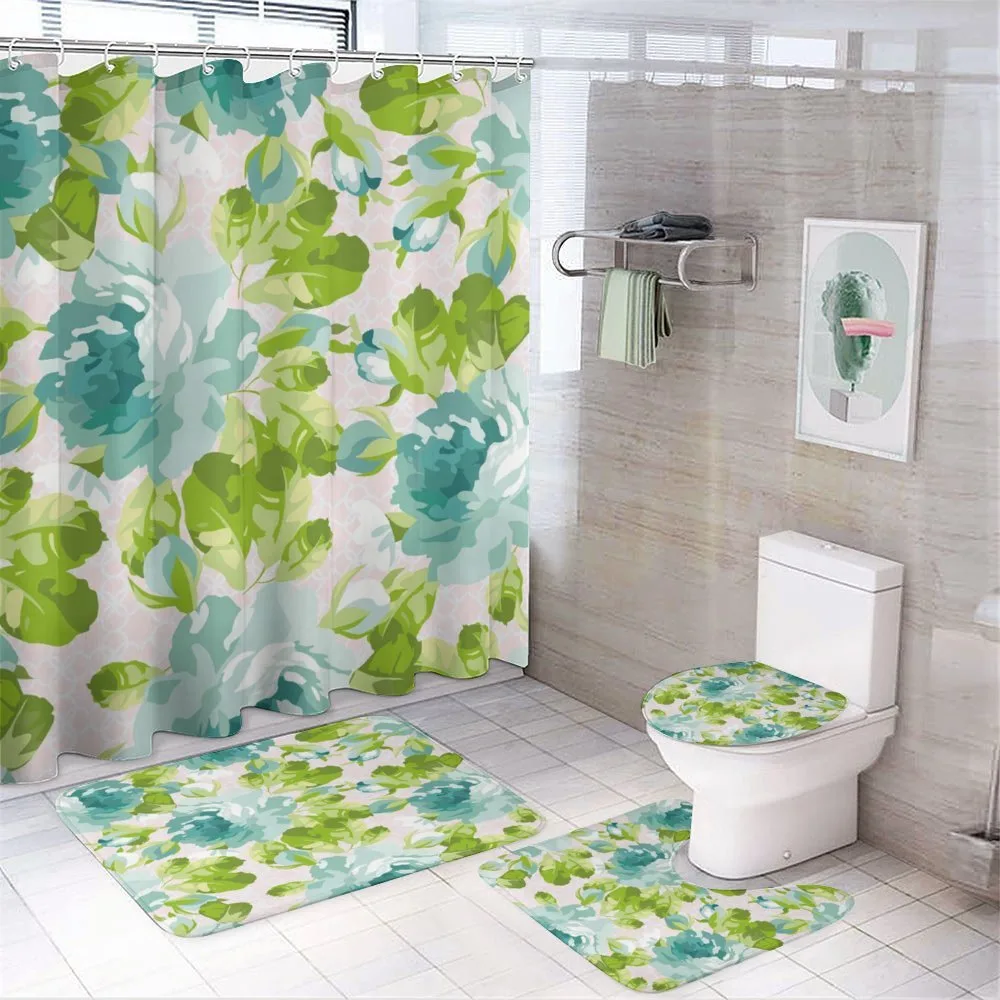 Tropical Garden — 4-Piece Bathroom Set preview