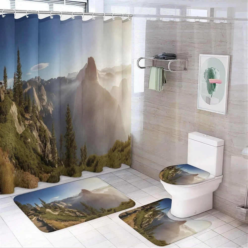Yosemite Valley Panorama — 4-Piece Bathroom Set preview