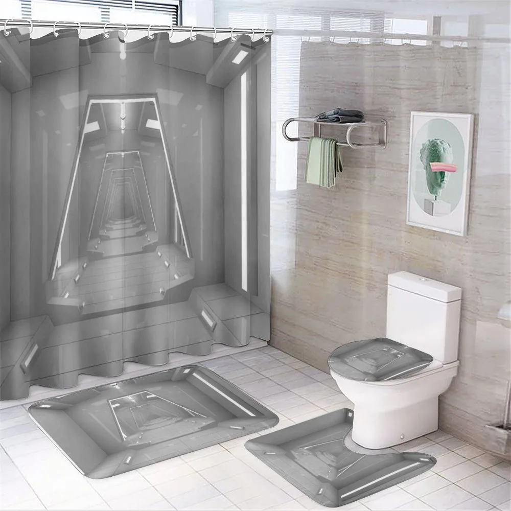 Cosmos Scenery — 4-Piece Bathroom Set preview