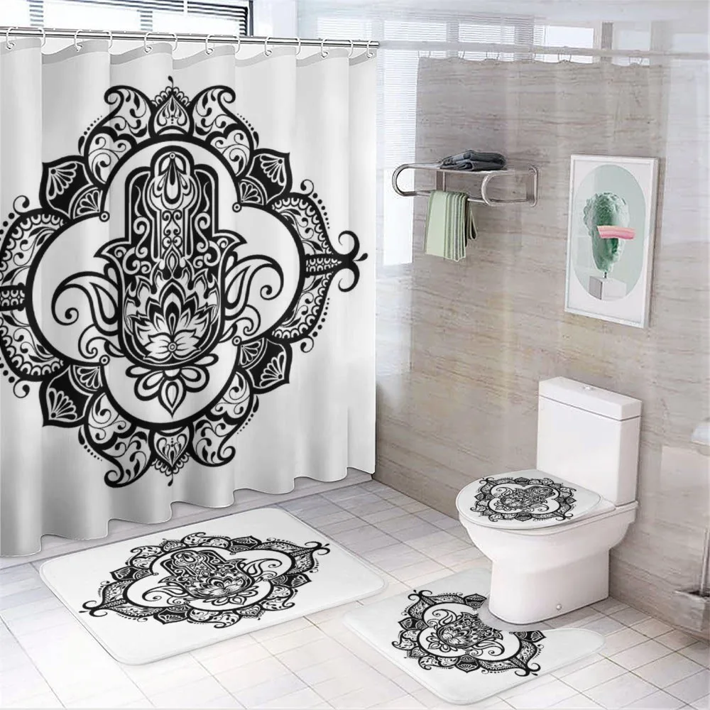 Curvy Antique Design — 4-Piece Bathroom Set preview