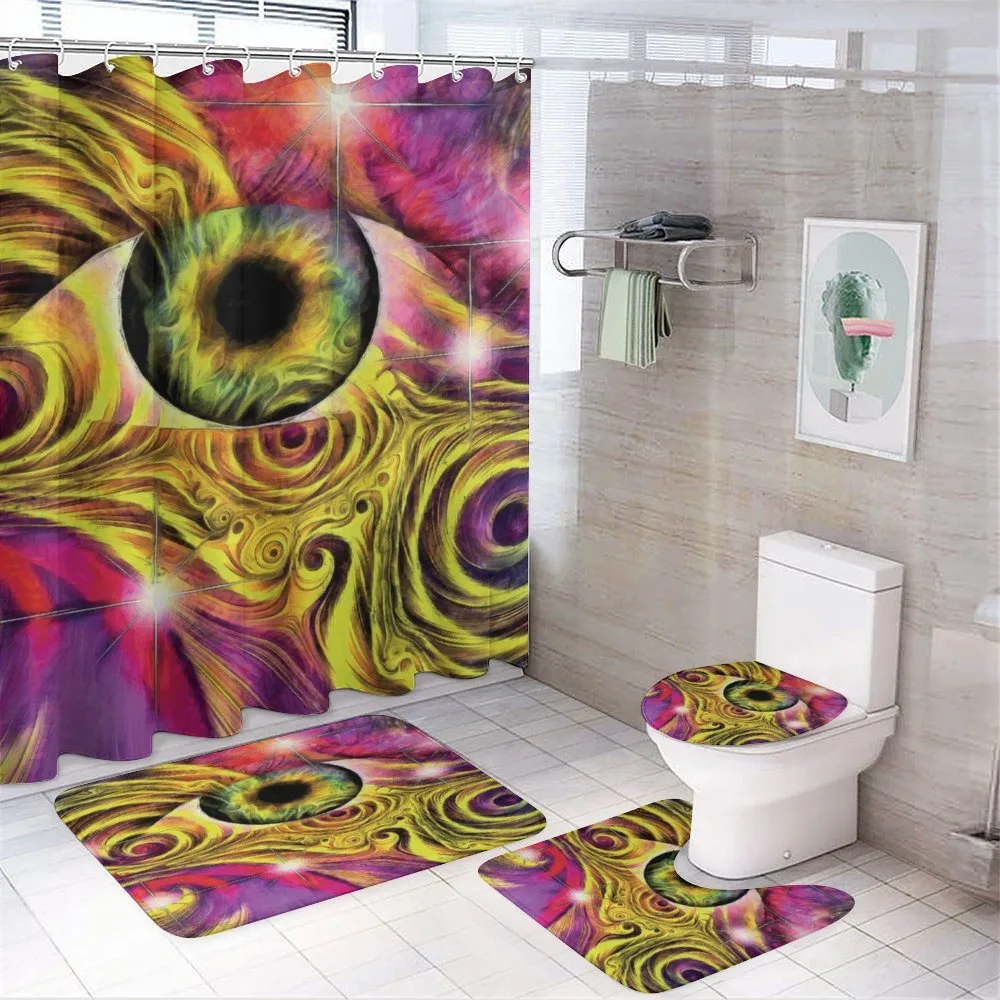 Hippie Vivid Color — 4-Piece Bathroom Set preview
