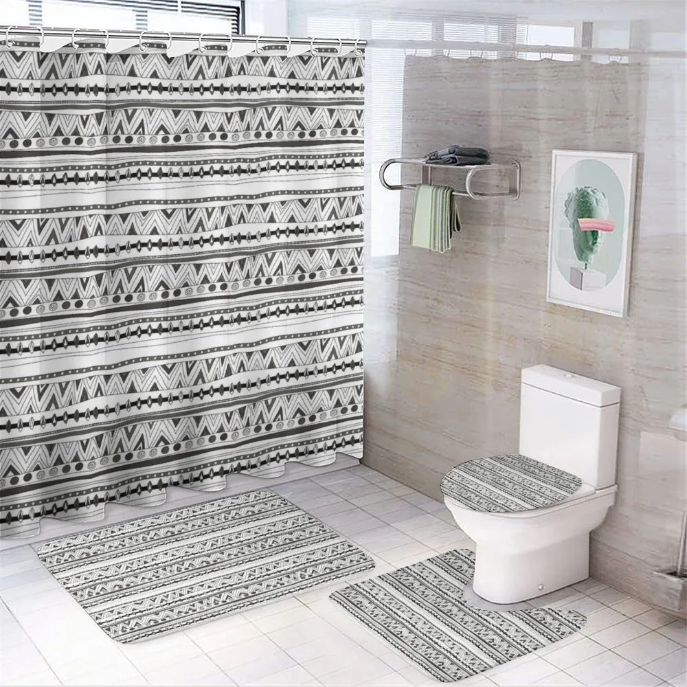 Primitive Aztec — 4-Piece Bathroom Set preview