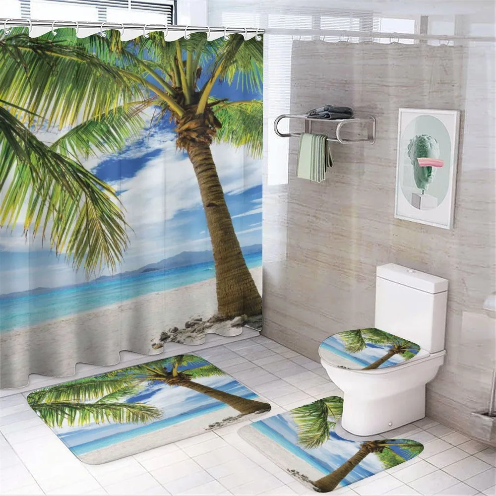 Sandy Beach Sunny — 4-Piece Bathroom Set preview
