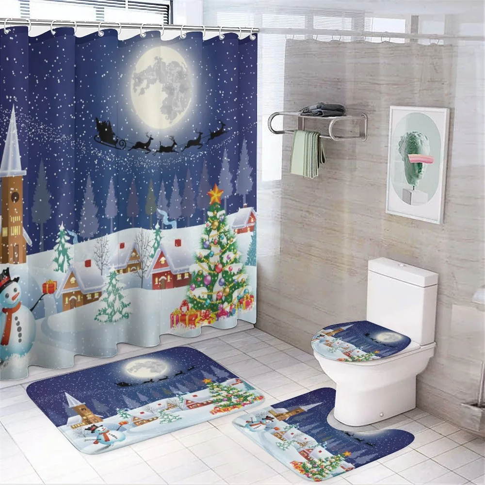 Winter Landscape — 4-Piece Bathroom Set preview