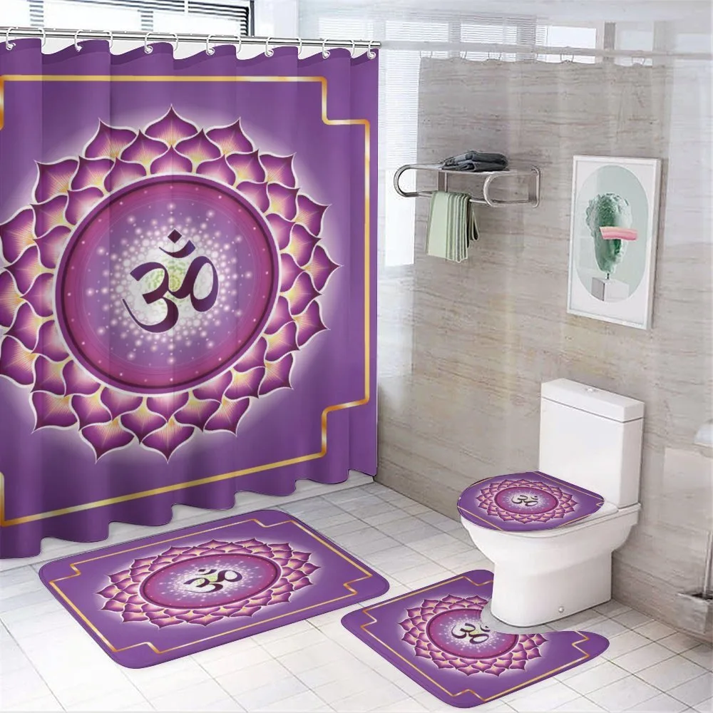 Chakra Sahasrara Esoteric — 4-Piece Bathroom Set preview