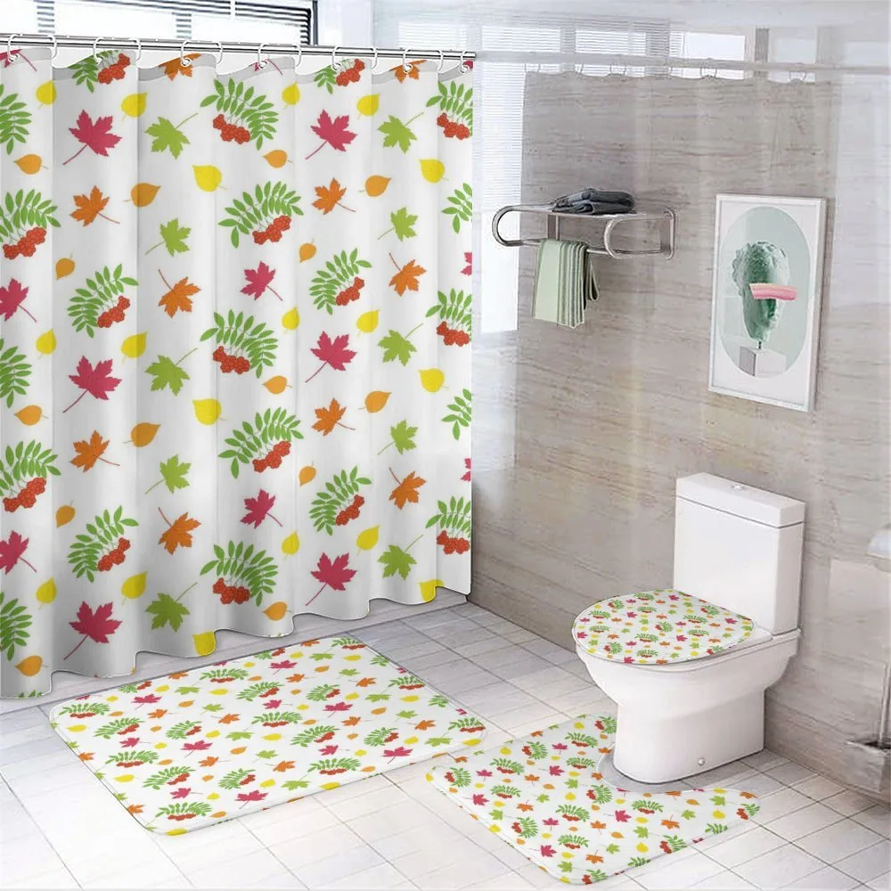 Colorful Simplistic Fall — 4-Piece Bathroom Set preview