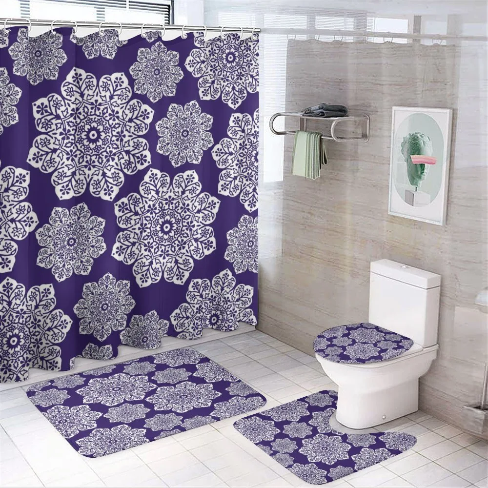 Flora Lace Snowflake — 4-Piece Bathroom Set preview