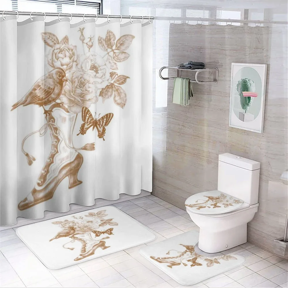 Nostalgic Butterflies — 4-Piece Bathroom Set preview