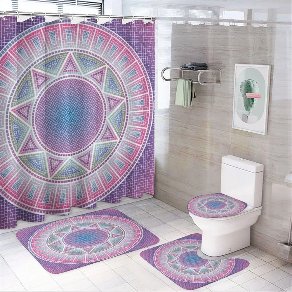 Ombre Sun Like Artwork — 4-Piece Bathroom Set preview