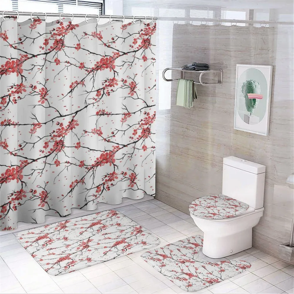 Windy April Weather 4-Piece Bathroom Set product video