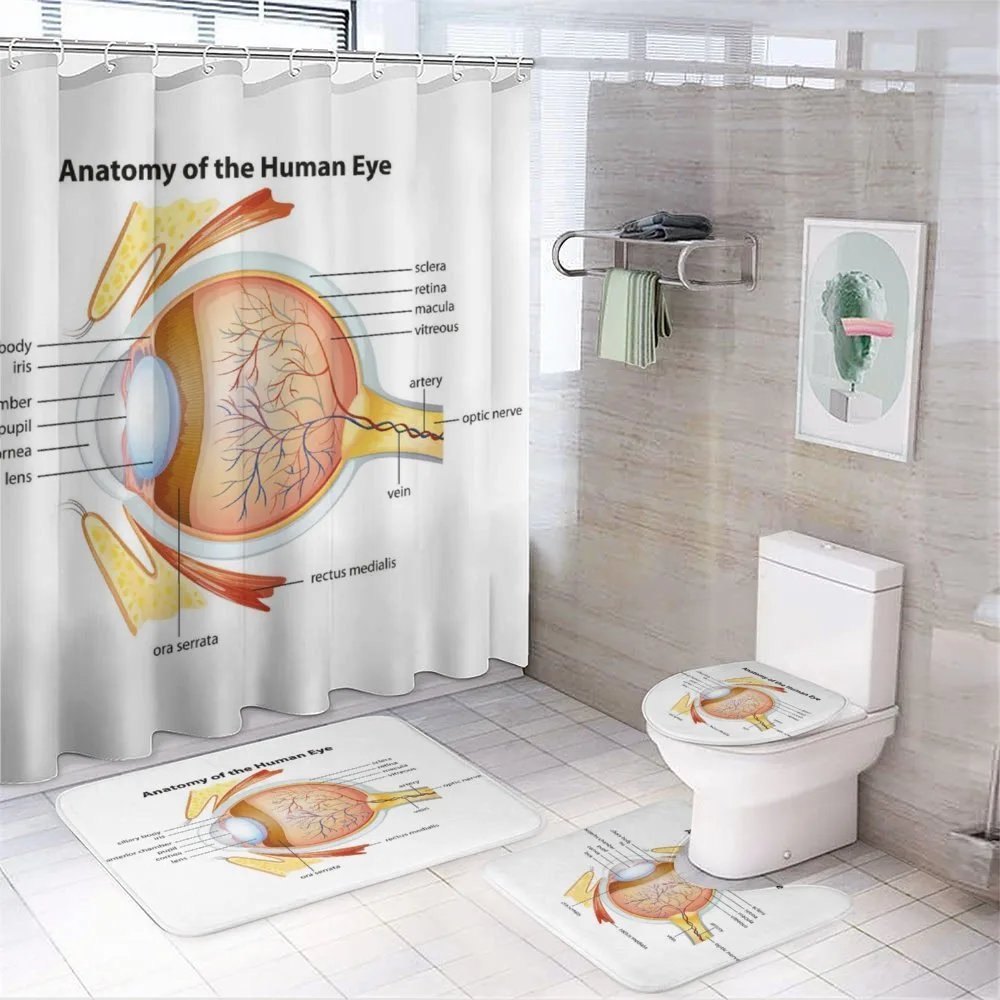 Eye Cornea Pupils — 4-Piece Bathroom Set preview