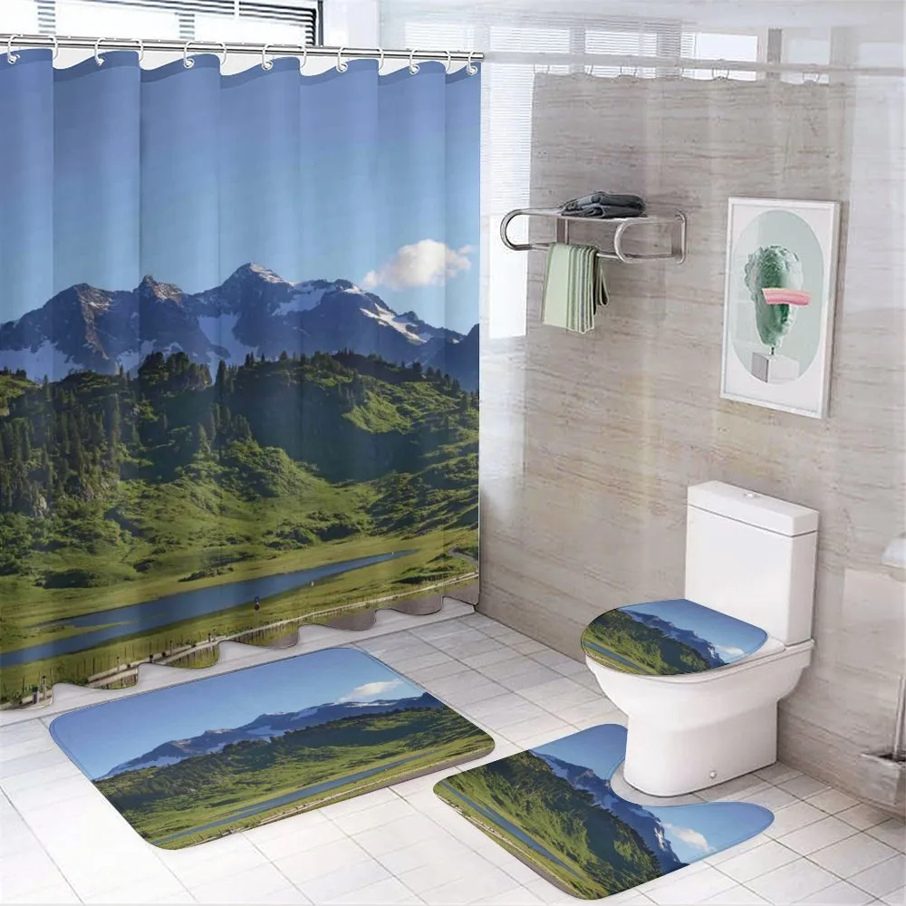 Sweet Spring Mountain — 4-Piece Bathroom Set preview