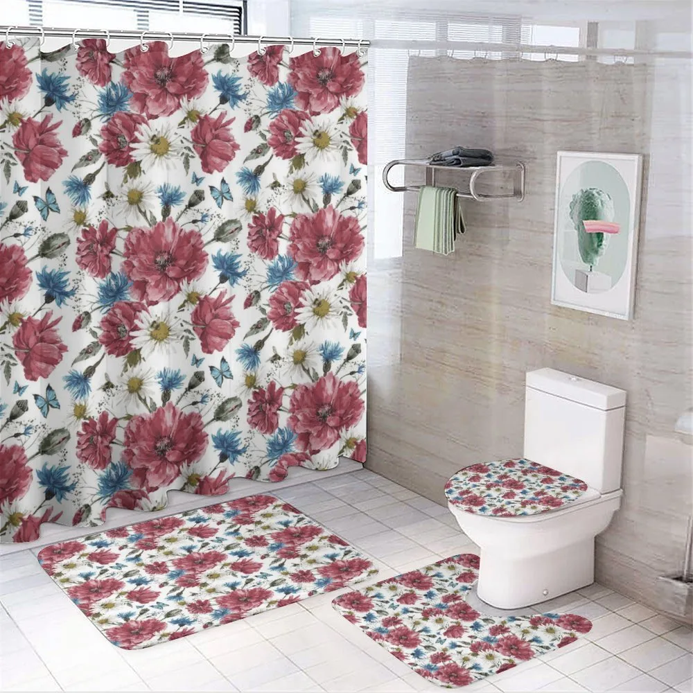 Wildflower Bouquet — 4-Piece Bathroom Set preview