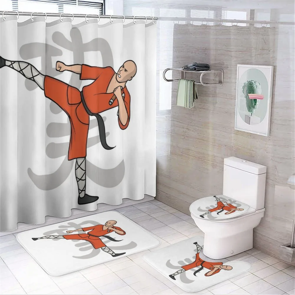 Eastern Martial Art Sports 4-Piece Bathroom Set product video