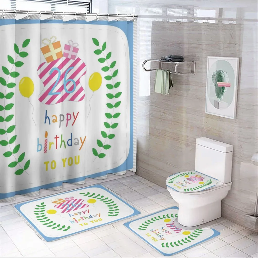 Striped Present — 4-Piece Bathroom Set preview