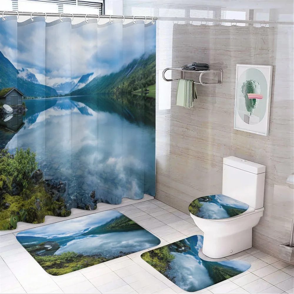 Wooden Cabins Norway — 4-Piece Bathroom Set preview