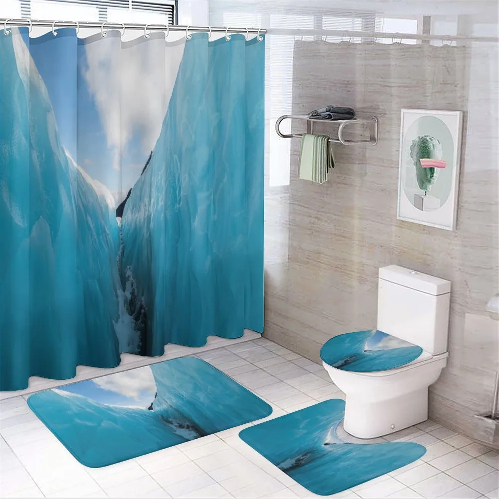 Frozen Ice Mountains — 4-Piece Bathroom Set preview