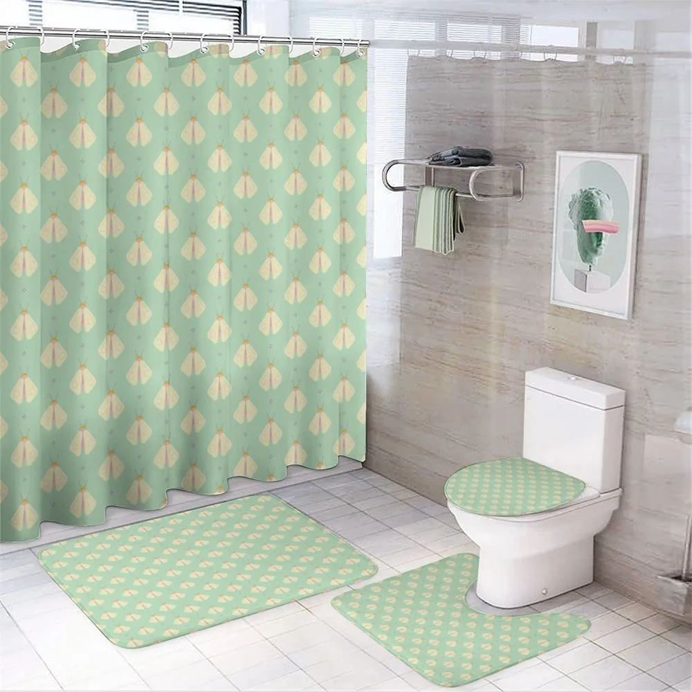 Geometric Circle Motif Wing — 4-Piece Bathroom Set preview