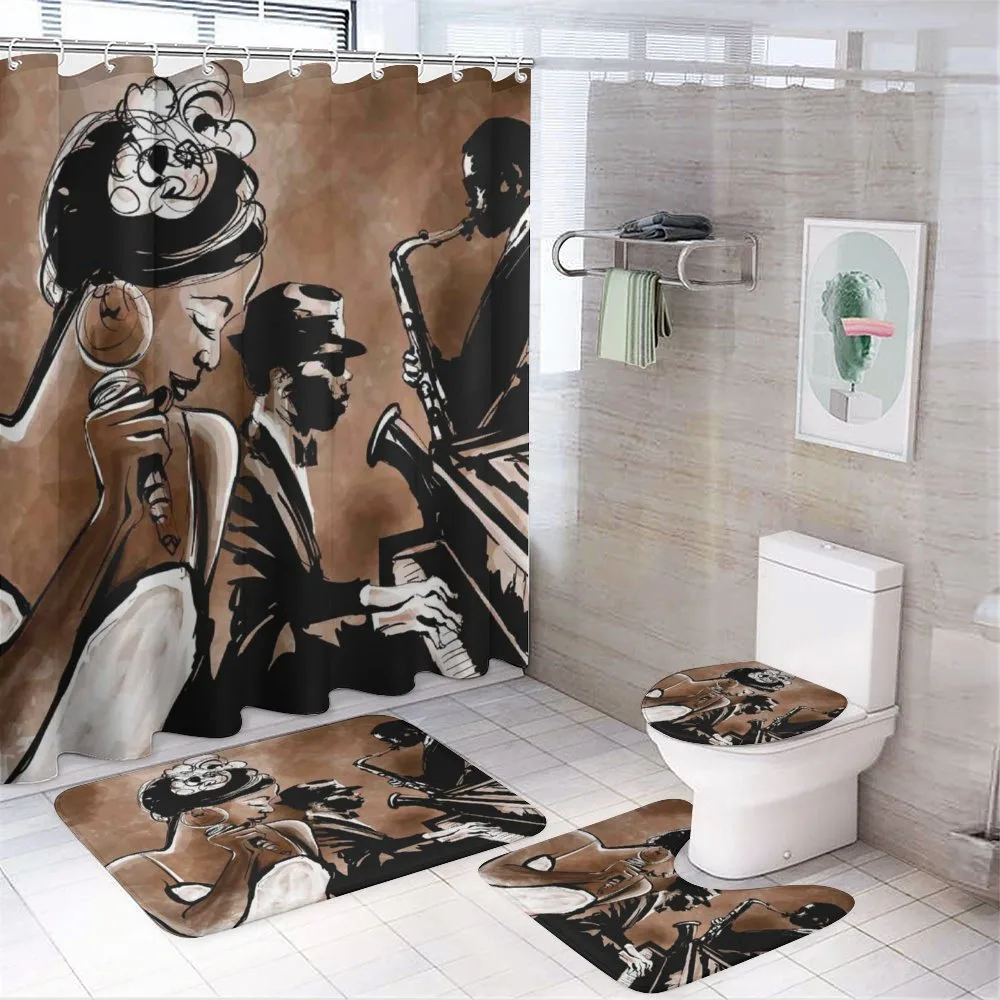 Musicians Band Performs Art — 4-Piece Bathroom Set preview