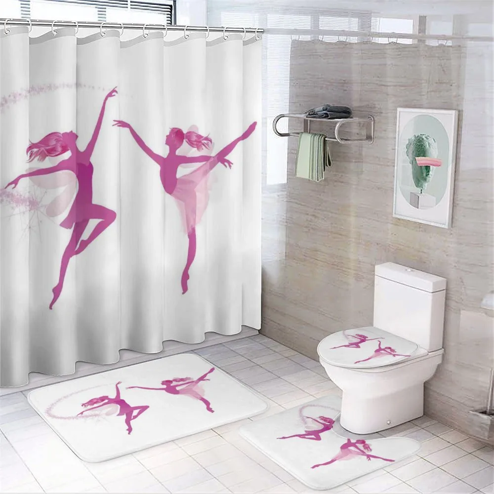 Ballerina Fairies Dancing — 4-Piece Bathroom Set preview
