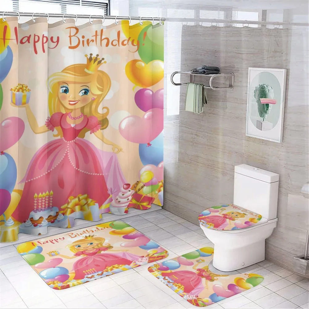 Girl Princess Themed — 4-Piece Bathroom Set preview
