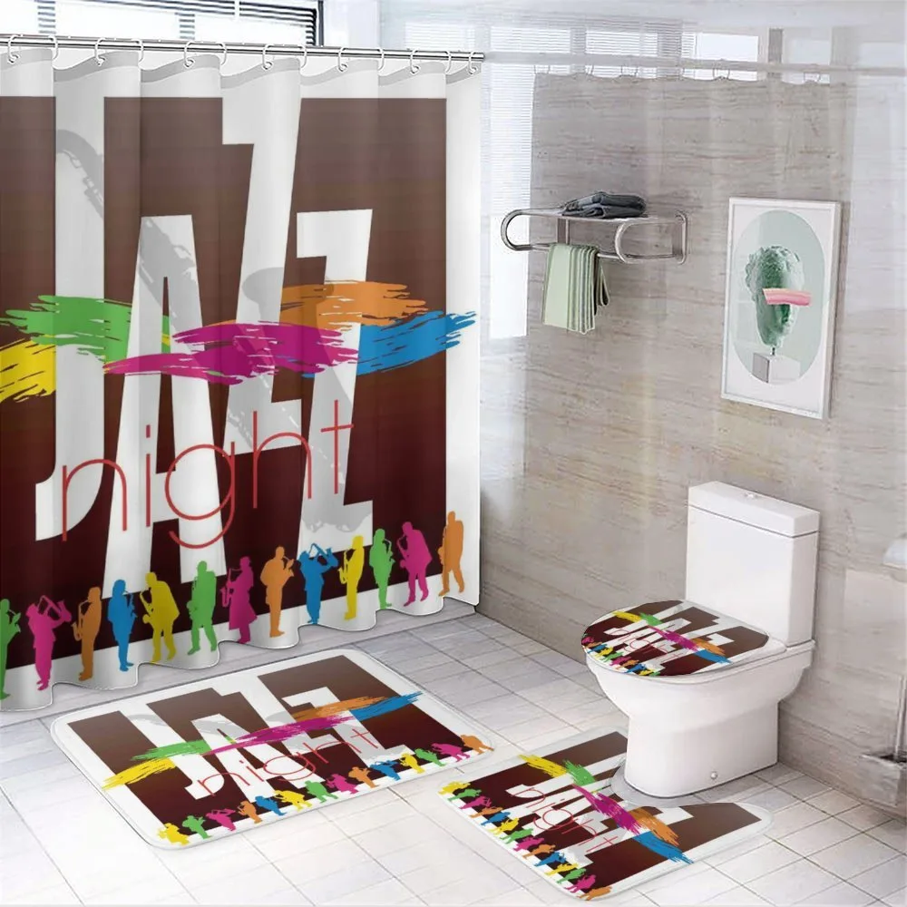 Jazz Performers Retro — 4-Piece Bathroom Set preview