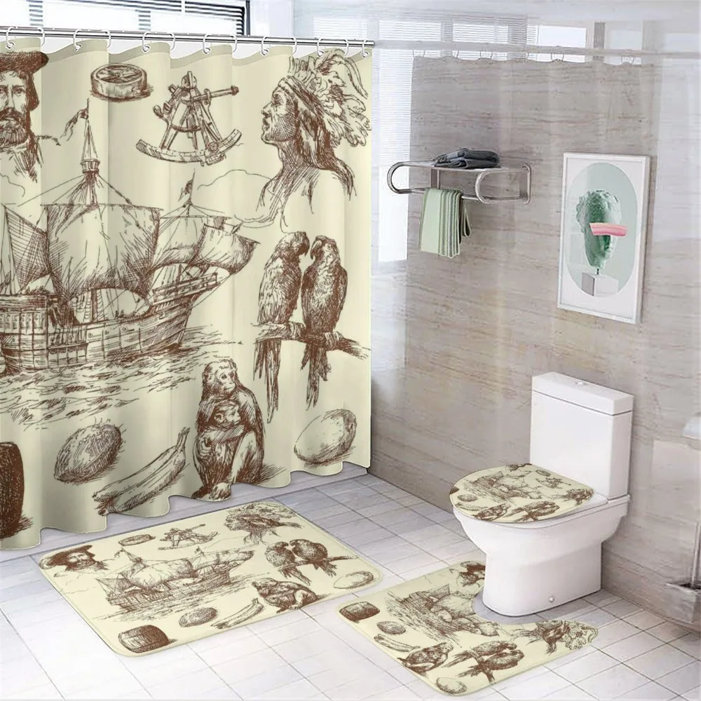 Old Merchant Ship — 4-Piece Bathroom Set preview