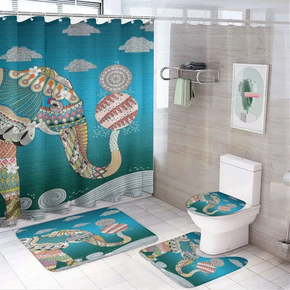 Ornate Spirit Animal — 4-Piece Bathroom Set preview