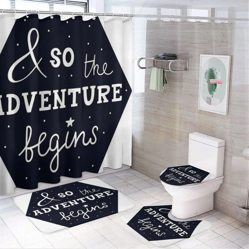 So the Adventure Begins — 4-Piece Bathroom Set preview