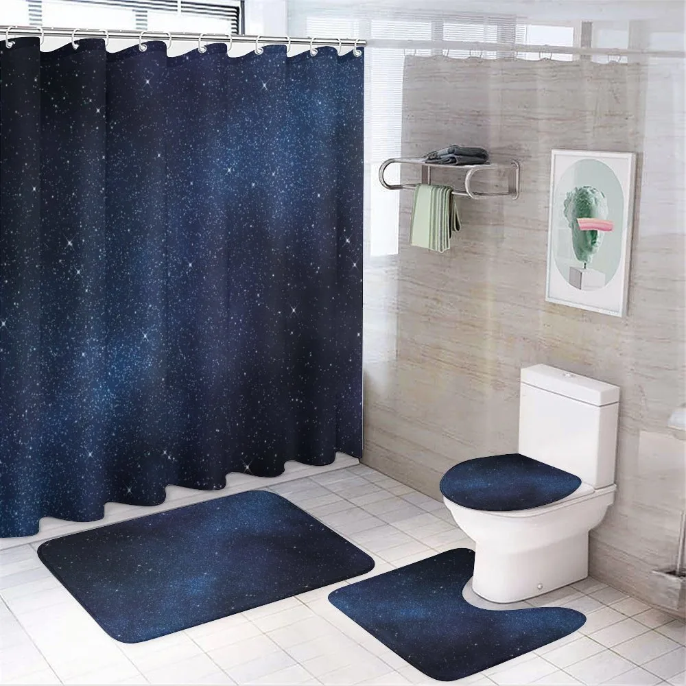 Space and Stars — 4-Piece Bathroom Set preview