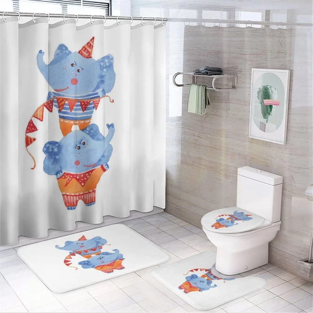 Circus Animal — 4-Piece Bathroom Set preview