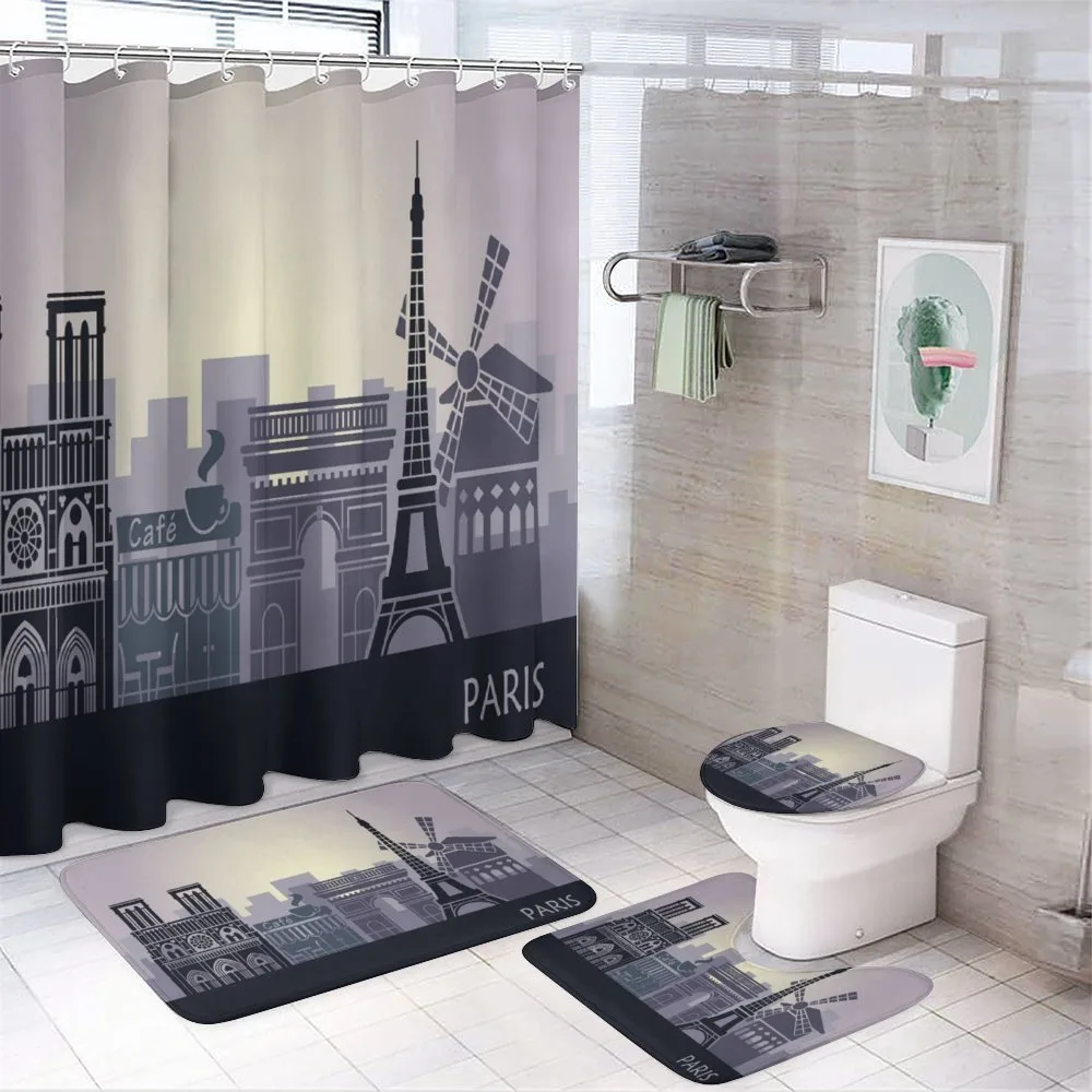 French Building — 4-Piece Bathroom Set preview