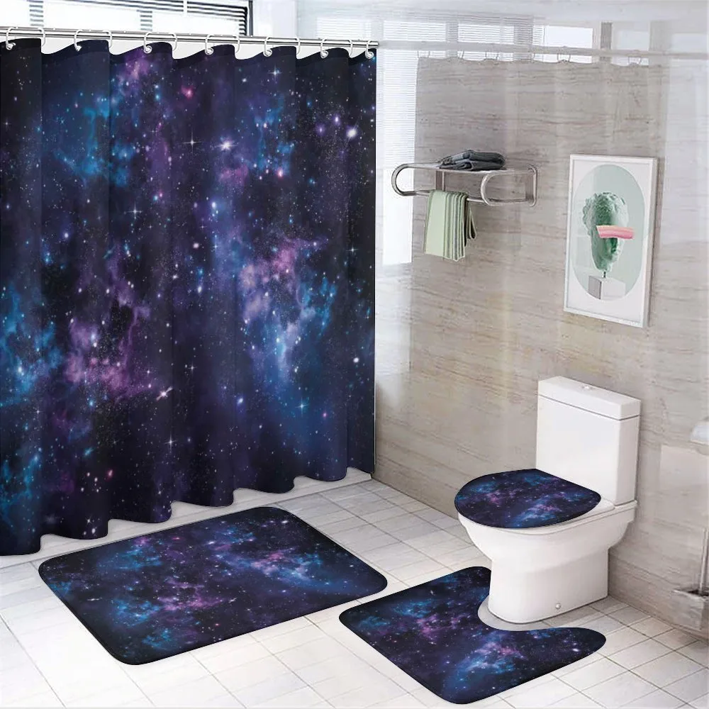 Mystical Sky with Star — 4-Piece Bathroom Set preview