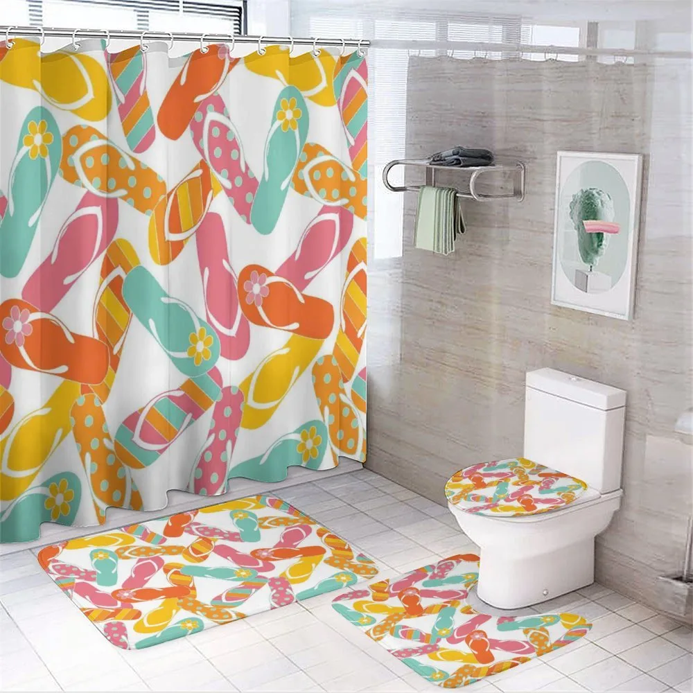 Summer Holiday Sandals — 4-Piece Bathroom Set preview