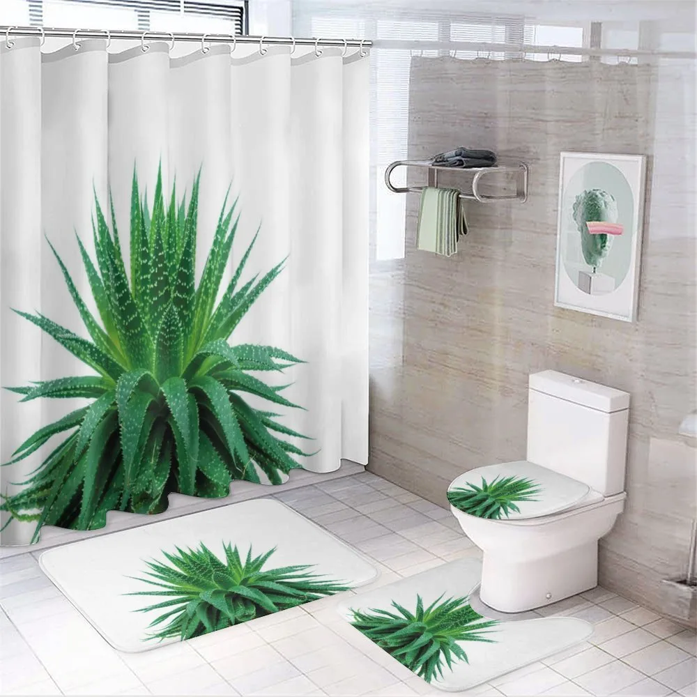 Vibrant Aloe Vera — 4-Piece Bathroom Set preview