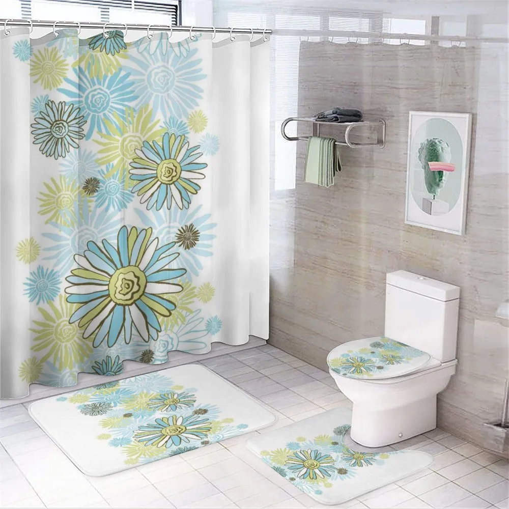 Chamomiles Wild Flower — 4-Piece Bathroom Set preview