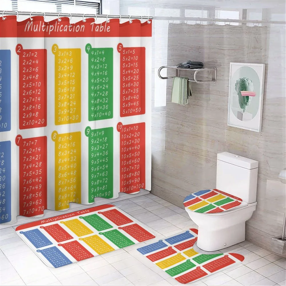 Colorful Classroom — 4-Piece Bathroom Set preview