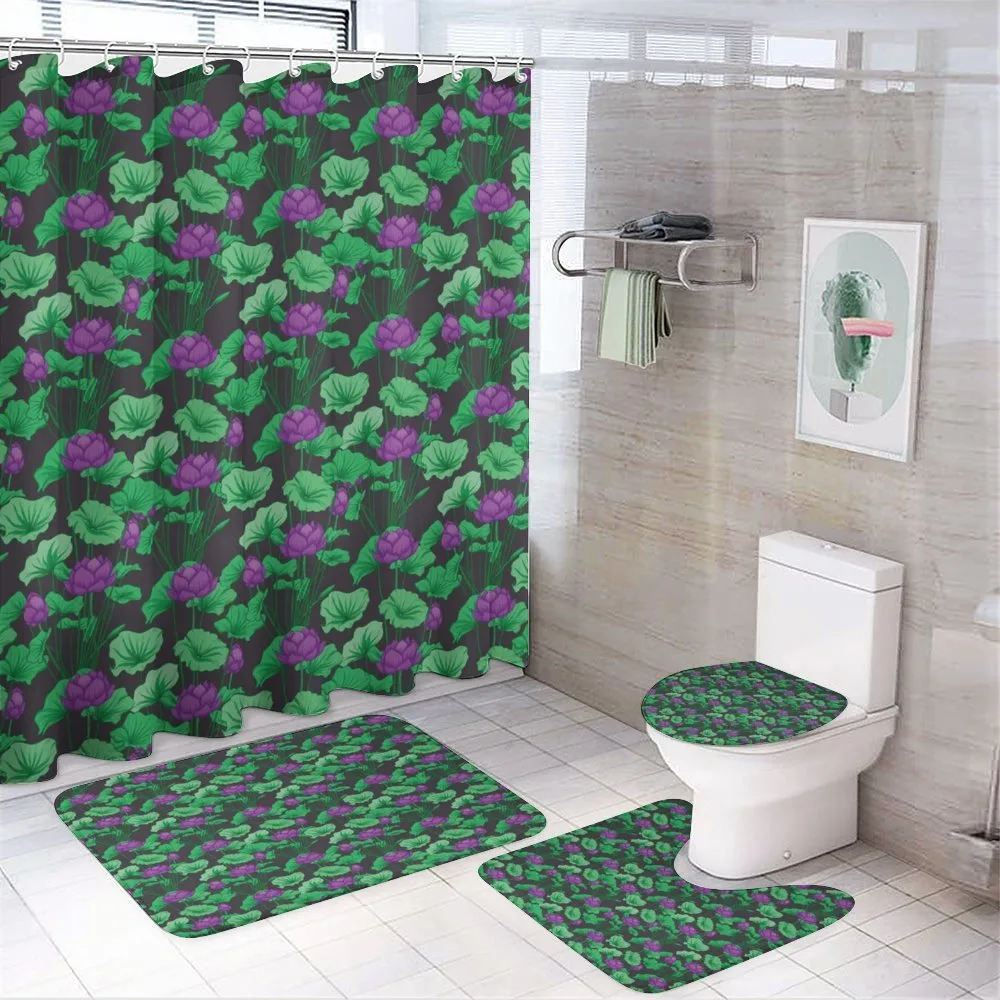 East Floral Elements — 4-Piece Bathroom Set preview