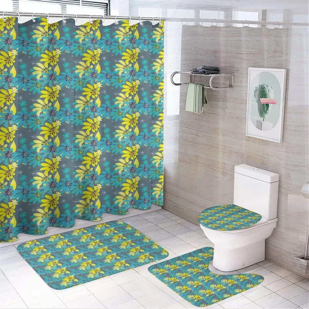Exotic Plants — 4-Piece Bathroom Set preview