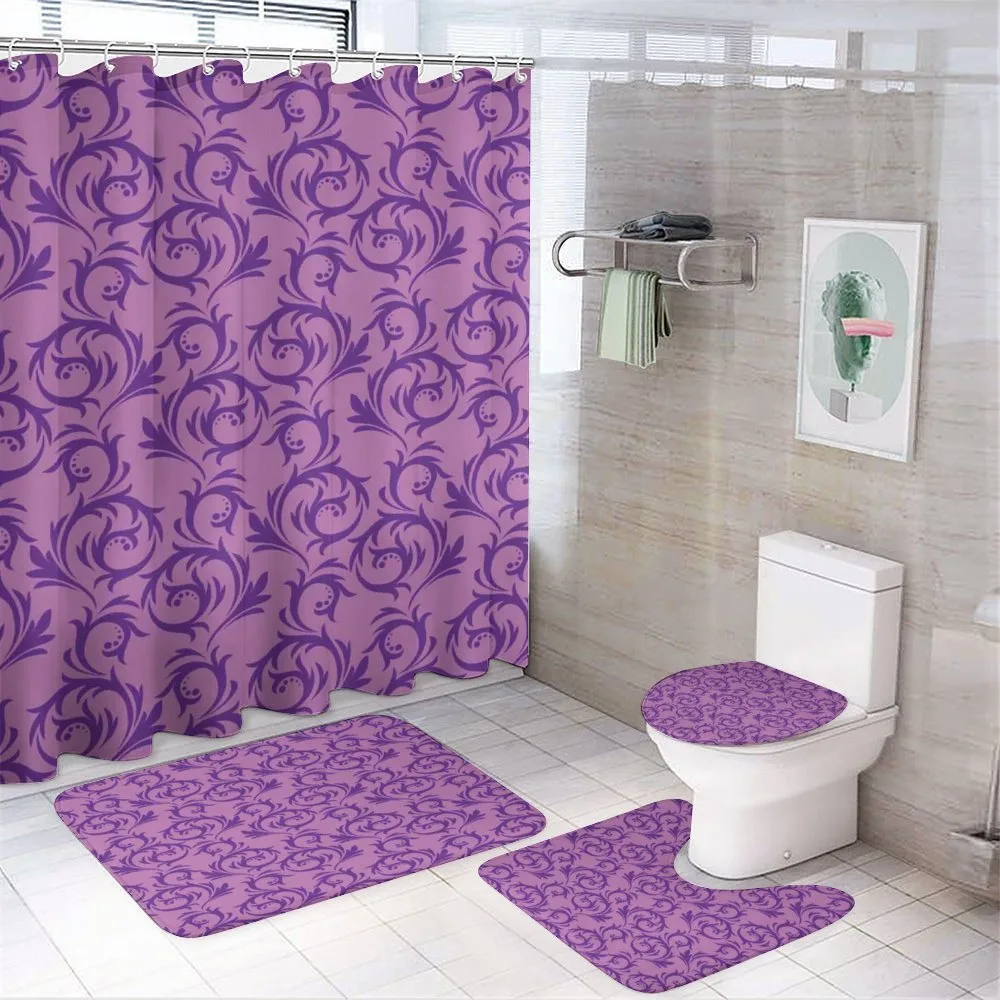 Rococo Scroll Curls — 4-Piece Bathroom Set preview