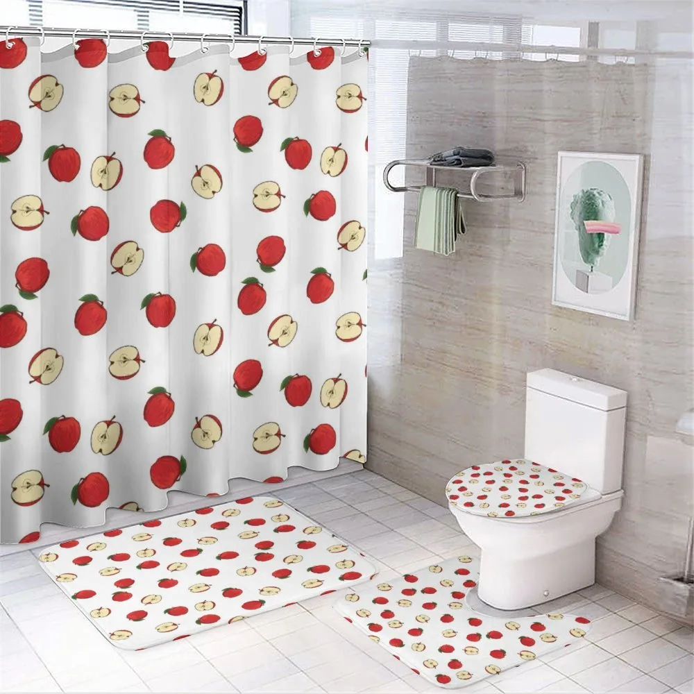 Vibrant Fruit Slices — 4-Piece Bathroom Set preview