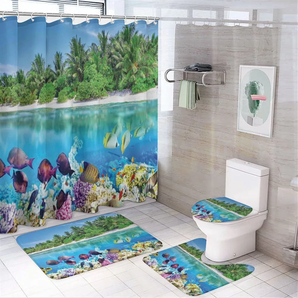 Aquatic World Maldives — 4-Piece Bathroom Set preview