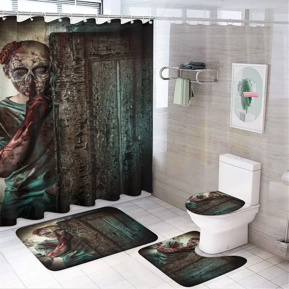 Evil Eyes Monster — 4-Piece Bathroom Set preview
