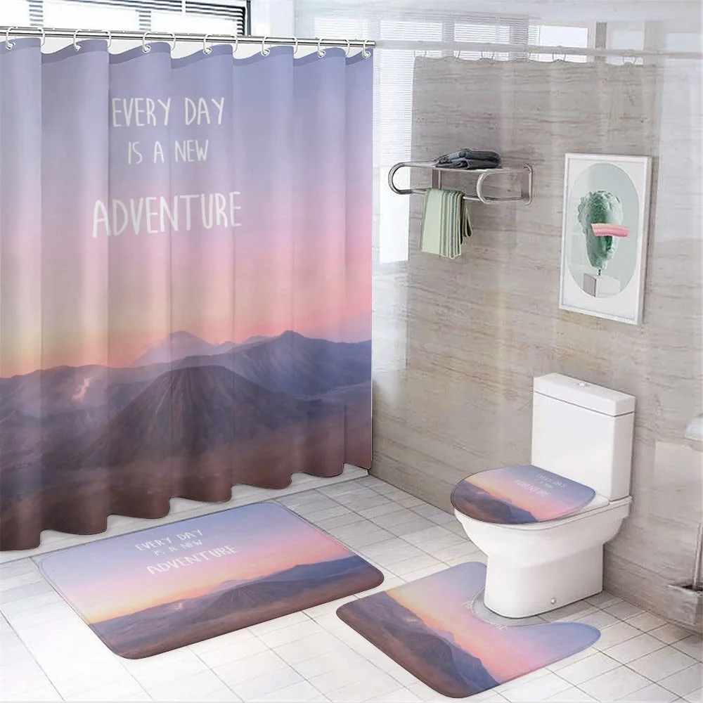 Indonesia Scenic Land — 4-Piece Bathroom Set preview