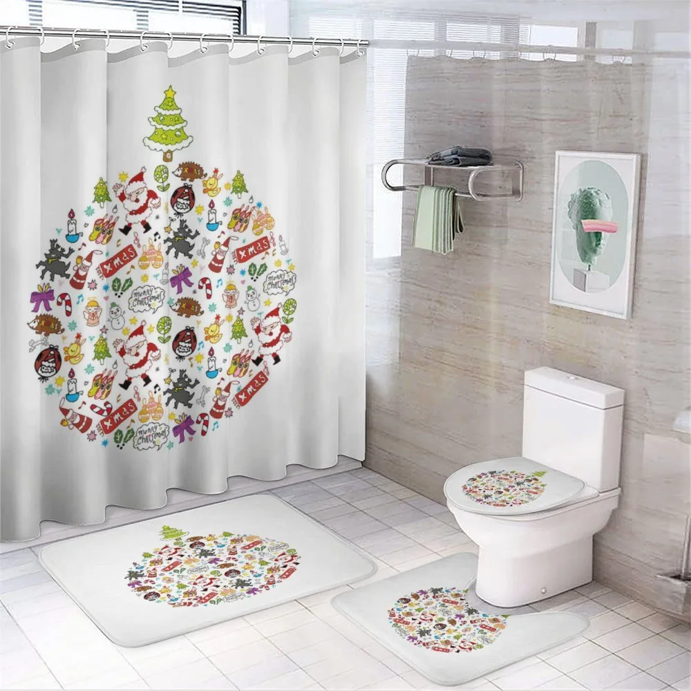 Merry Xmas — 4-Piece Bathroom Set preview